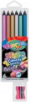 Pastelky Colorino Jumbo Metallic - 6 ks - R34661