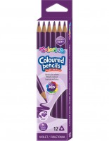 Trojhranná pastelka Colorino - fialová - R86549PTR