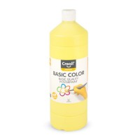 Temperová barva Creall Basic - 1000 ml - světle žlutá