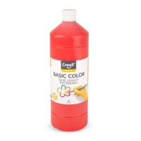 Temperová barva Creall Basic - 1000 ml - světle červená