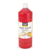 Temperová barva Creall Basic - červená - 1000 ml