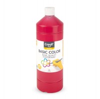 Temperová barva Creall Basic - 1000 ml - tmavě červená