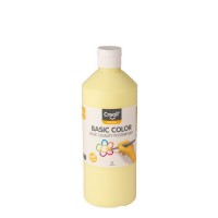 Temperová barva Creall Basic - 500 ml - pastelová žlutá