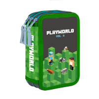 Penál 3 patra, prázdný - Playworld - 9-41423