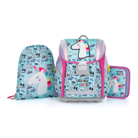 Školní set Premium Light - Unicorn Iconic - 3 dílný - 0-98423