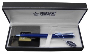 Kuličkové pero Regal ARACHNE - modrá - 122502B