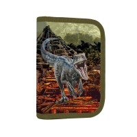 Penál 1 patro, 2 chlopně, prázdný - Jurassic World - 1-54623