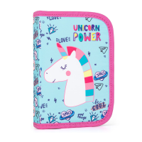 Penál 1 patro, 2 chlopně, prázdný - Unicorn Iconic - 7-88523
