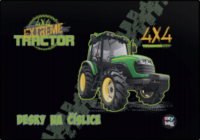 Desky na číslice - Traktor - 3-93722