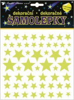 Samolepky svítící ve tmě - hvězdy - 10262