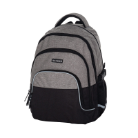 Studentský batoh OXY SCOOLER - Grey Black - 8-47823