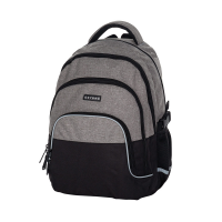 Studentský batoh OXY Scooler - Grey Black - 8-47823