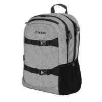 Studentský batoh OXY Sport - Grey Melange - 9-23223