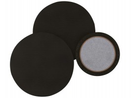 Malířské plátno na rámu - kulaté - černé - 50 cm - 280g/m2 - 17408