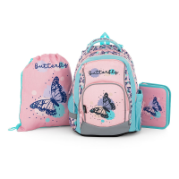 Školní set 3dílný OXY GO - Motýl - 0-47323