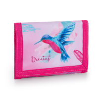 Dětská textilní peněženka - Kolibřík - 9-57123