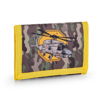 Dětská textilní peněženka - Helikoptéra - 9-57323