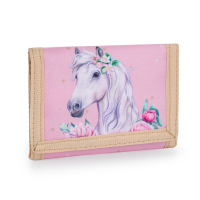 Dětská textilní peněženka - Kůň romantik - 9-57623