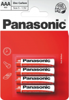 Baterie Panasonic AAA - 4 ks - RO3RZ/4BP Zinc Carbon