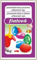 Barvy na velikonoční vajíčka 5 g - fialová - 701-04