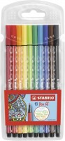 Prémiové vláknové fixy - STABILO Pen 68 - 10 ks