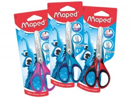 Nůžky Maped - Essentials Soft - 13 cm - blistr - mix barev