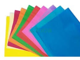 Hedvábný papír 20 g - mix 10 barev - A3