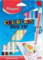 Oboustranné fixy MAPED Color´Peps Duo Tip - 10 ks - 0081/9849010