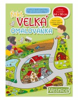 Fakt velká omalovánka - Vesnice - BO906