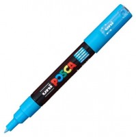 Akrylový popisovač Posca PC-1M - 0,7–1 mm - sv. modrá (8) - P285031000
