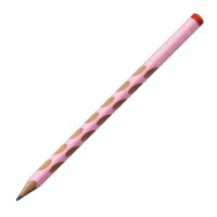 Ergonomická grafitová tužka pro praváky - STABILO EASYgraph pastelová růžová - HB