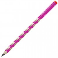 Ergonomická grafitová tužka pro praváky - STABILO EASYgraph růžová - HB