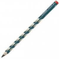 Ergonomická grafitová tužka pro praváky - STABILO EASYgraph petrolejová - HB