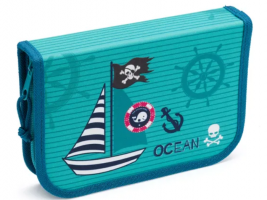 Školní penál jednopatrový - Ocean Pirate - CPJ1524447
