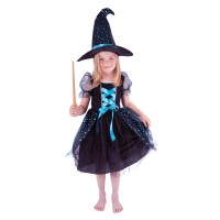 Kostým - Čarodejnice tmavá, klobouk vel. M - 310452