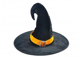 Čarodějnický klobouk - černý - 1042267