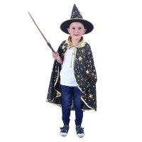 Set čarodějnický plášť a klobouk - 1042221