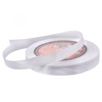 Stuha saténová 12mm/32m - bílá - 601120