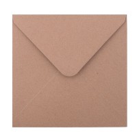 Obálka 160 x 160 mm kraft - 191230