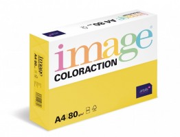 Kancelářský papír Image Coloraction A4 - 80g/m2, sytě žlutá - 500 archů