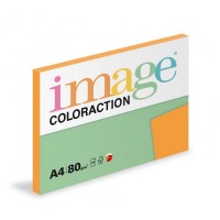Kancelářský papír Image Coloraction A4 - 80g/m2, sytě oranžová - 100 archů