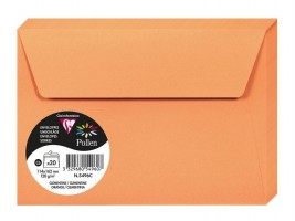Barevná obálka C6 - oranžová - 20 ks - 1330/1054960