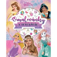 Omalovánky s tetováním - Disney Princezny - 2874-9