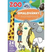 Omalovánky A4 se samolepkami - ZOO - 3334-7