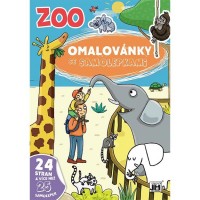 Omalovánky A4 se samolepkami - ZOO - 3334-7