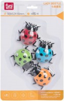 Dekorační magnety - Berušky - 4 ks - PK19-46