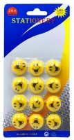 Dekorační magnety - Smile - 12 ks - PK19-21