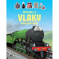Samolepková knížka Poskládej si - Vlaky - 2902-9