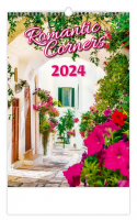 Nástěnný kalendář - Romantic Corners - N147-24