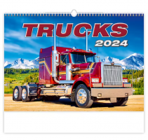 Nástěnný kalendář - Trucks - N155-24